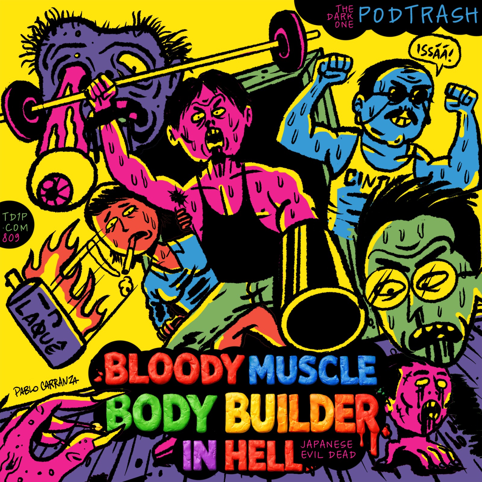 Podtrash 809 – Bloody Muscle Body Builder in Hell
